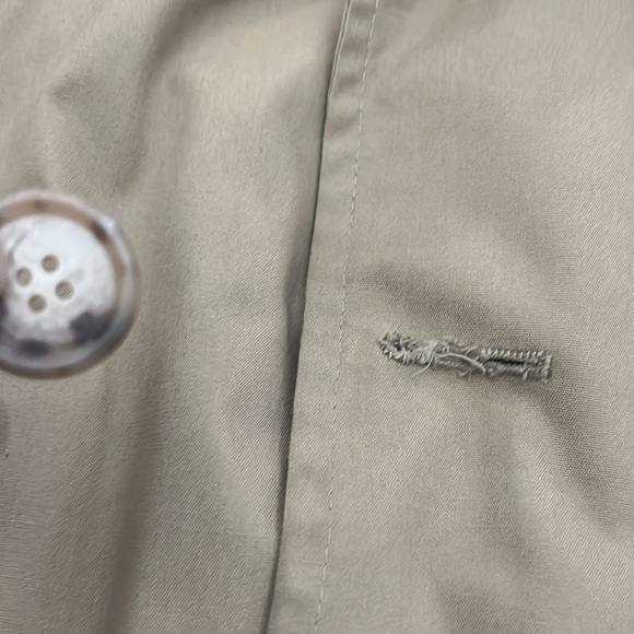 Christian Dior Monsieur Vintage Trench Coat Belted Removable Wool Blend Lining - Picture 5 of 9